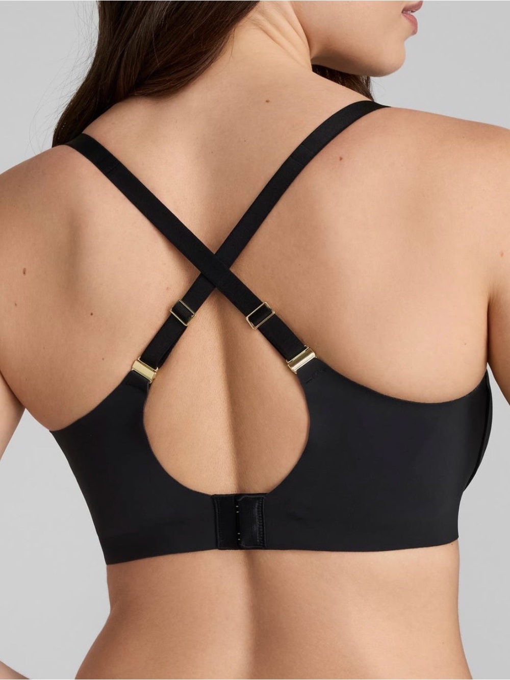 Honeylove CloudEmbrace Wireless Contour T-Shirt Bra in Black Size 34D - Picture 3 of 9